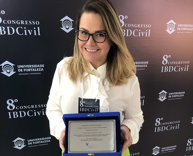 Docente- Cesmac- Sertão- recebe- prêmio- em- Congresso- do- IBDCIVIL- e- tem -artigo -publicado -no- livro- Direito- da -Famílias -por- juristas- Brasileiras- (2)
